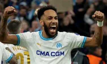 Ligue 1&nbsp;: Aubameyang buteur, Marseille accroche une place européenne